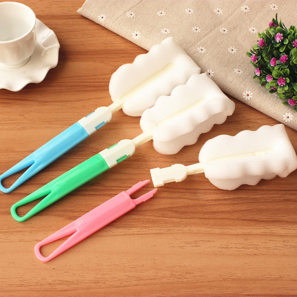 Baby High Grade Clean Sponge Child Special Bottle Brush With Handle Cleaning Utensils Brush Glass Special Brushes