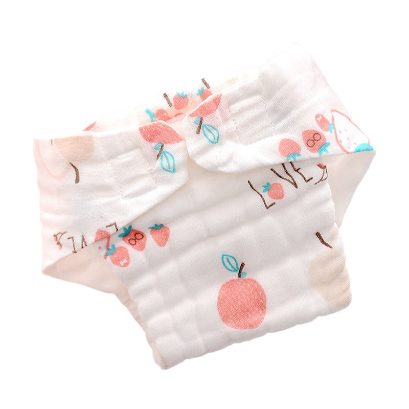 Cotton Muslin Washable Diaper Baby Cloth Diaper Newborn Diaper Pants Summer Diaper