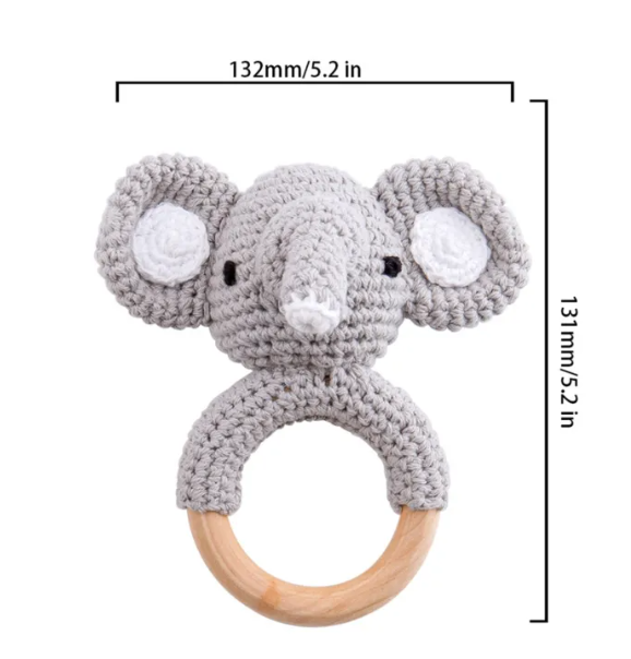 Handwoven Baby Rattle Bracelet