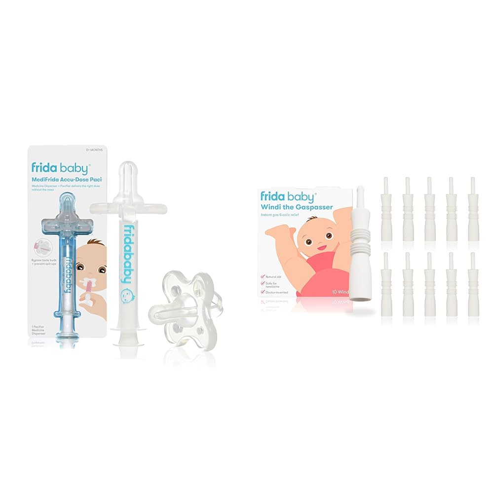 Frida Baby Medicine Pacifier Syringe, Accu-Dose Paci, Medi Frida, Fuss Free