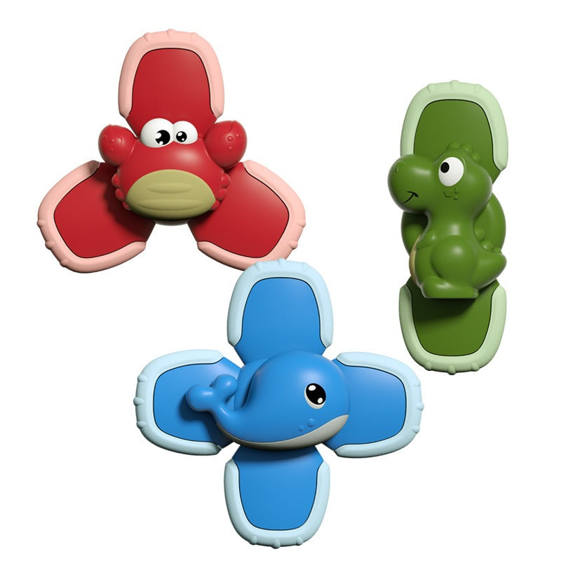 Hot Selling Suction Cup Spinner Toys Baby Fidget Spinner Toy Spinning Toys for Toddlers