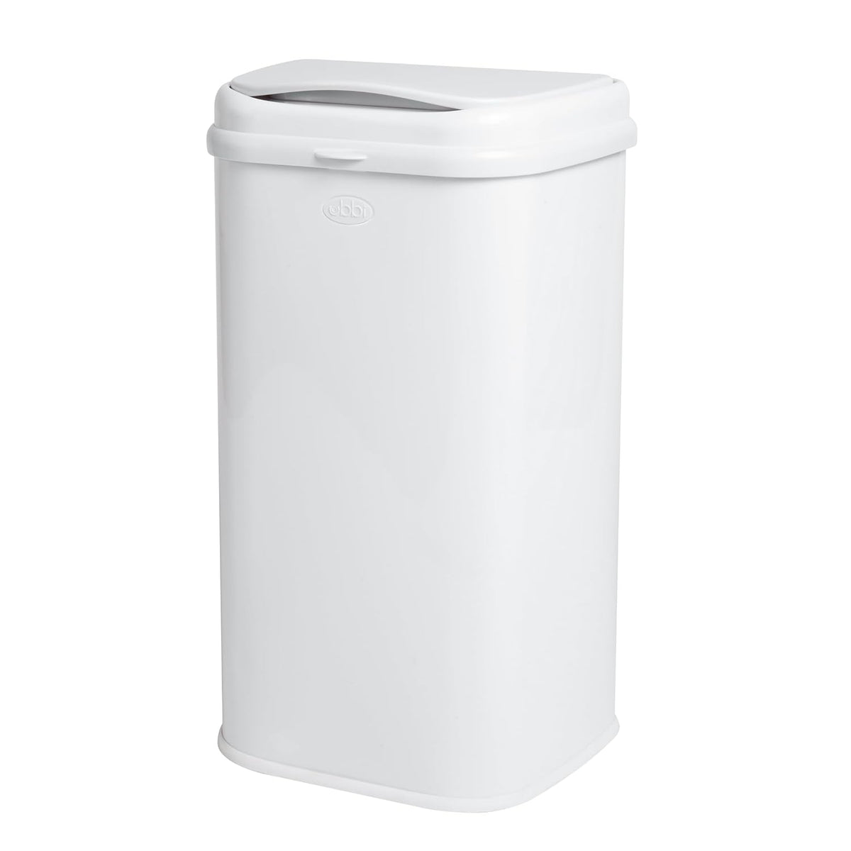 Ubbi Stainless Steel Diaper Pail, No Special Bags, Odor-Locking, White