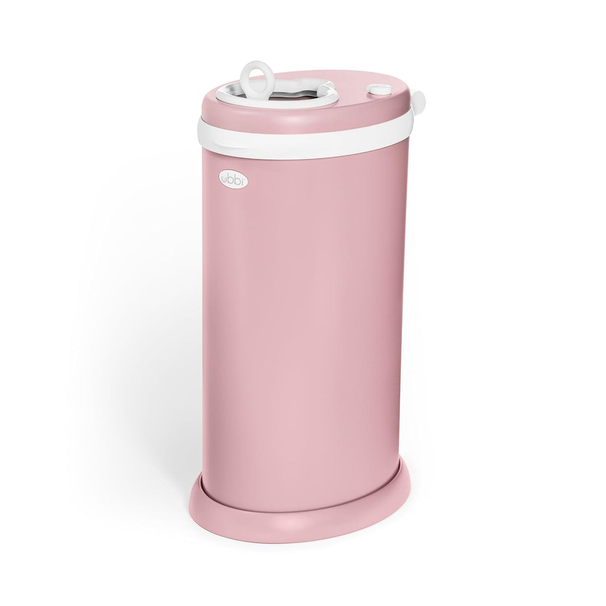 Ubbi Stainless Steel Diaper Pail, No Special Bags, Odor-Locking, White