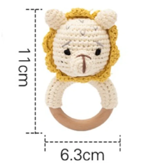 Handwoven Baby Rattle Bracelet