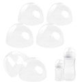 BULGILIA (6 Count) Baby Bottle Lids for Philips Avent Baby Bottles Compatible with Philips Avent Natural Bottles & Natural Glass Bottles