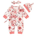 Sinhoon Newborn Baby Boy Girl Romper Long Sleeve Baby Clothes Neutral Print Fall Baby Coming Home Outfit Jumpsuit Set