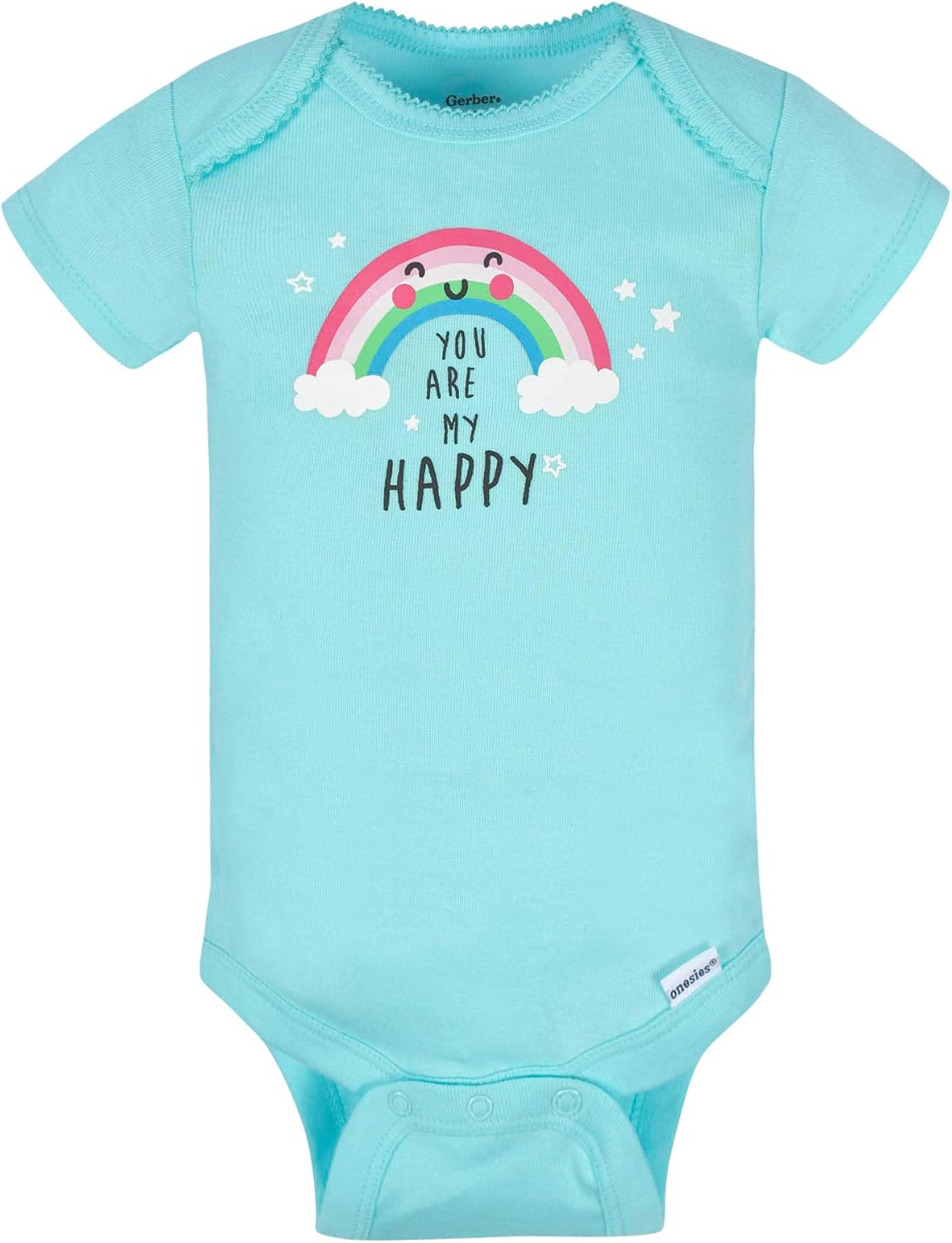 Gerber Baby Girls' 8-pack Short Sleeve Onesies Bodysuits