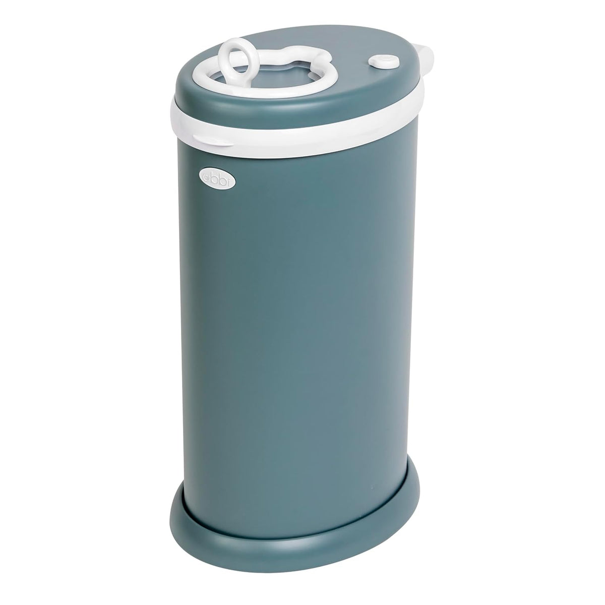 Ubbi Stainless Steel Diaper Pail, No Special Bags, Odor-Locking, White