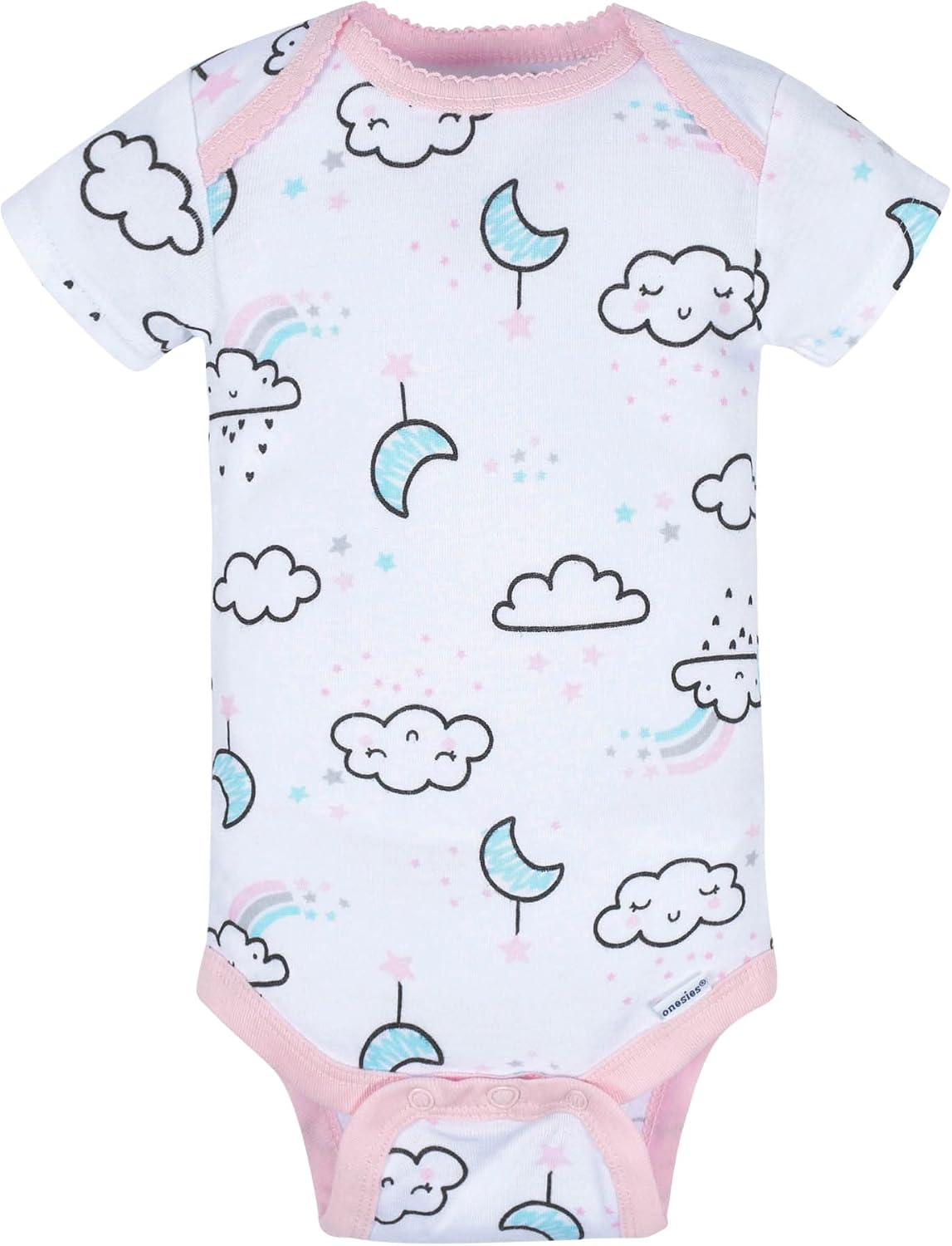 Gerber Baby Girls' 8-pack Short Sleeve Onesies Bodysuits