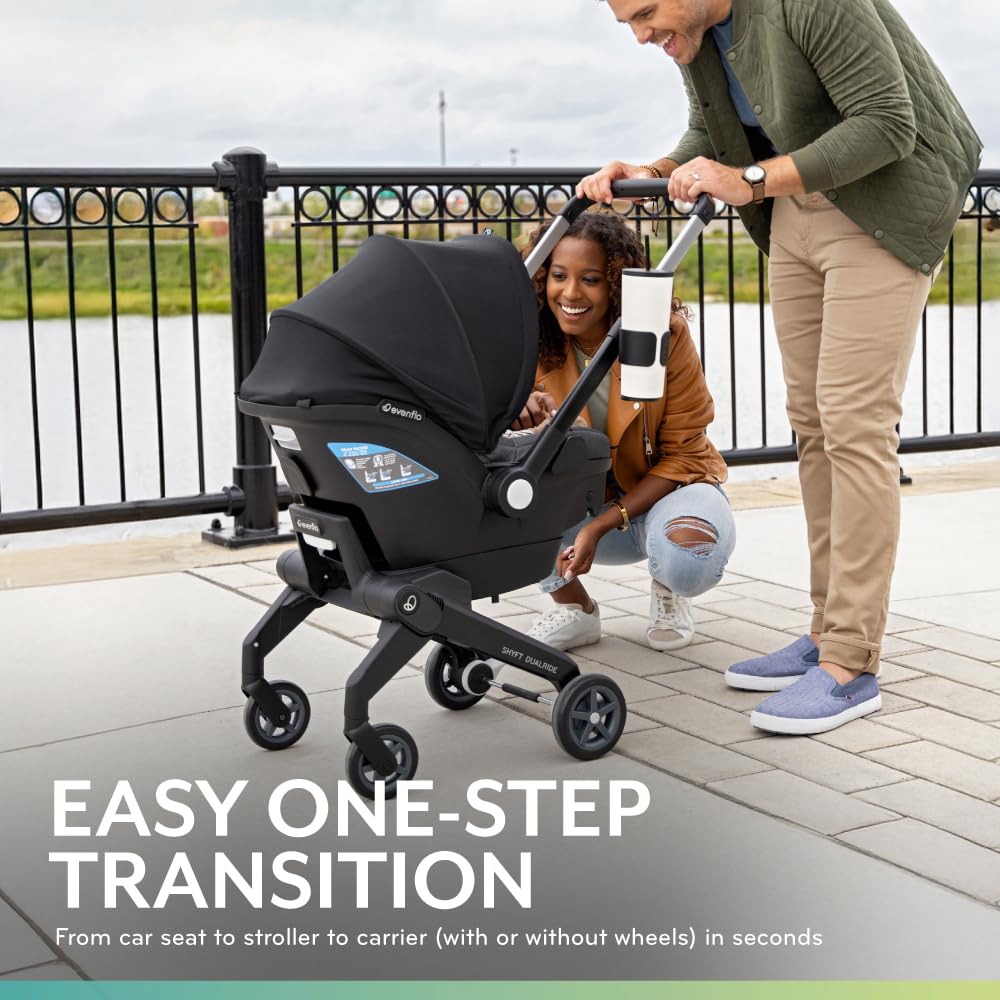 Evenflo Shyft DualRide Preemie and Infant Car Seat Stroller Combo