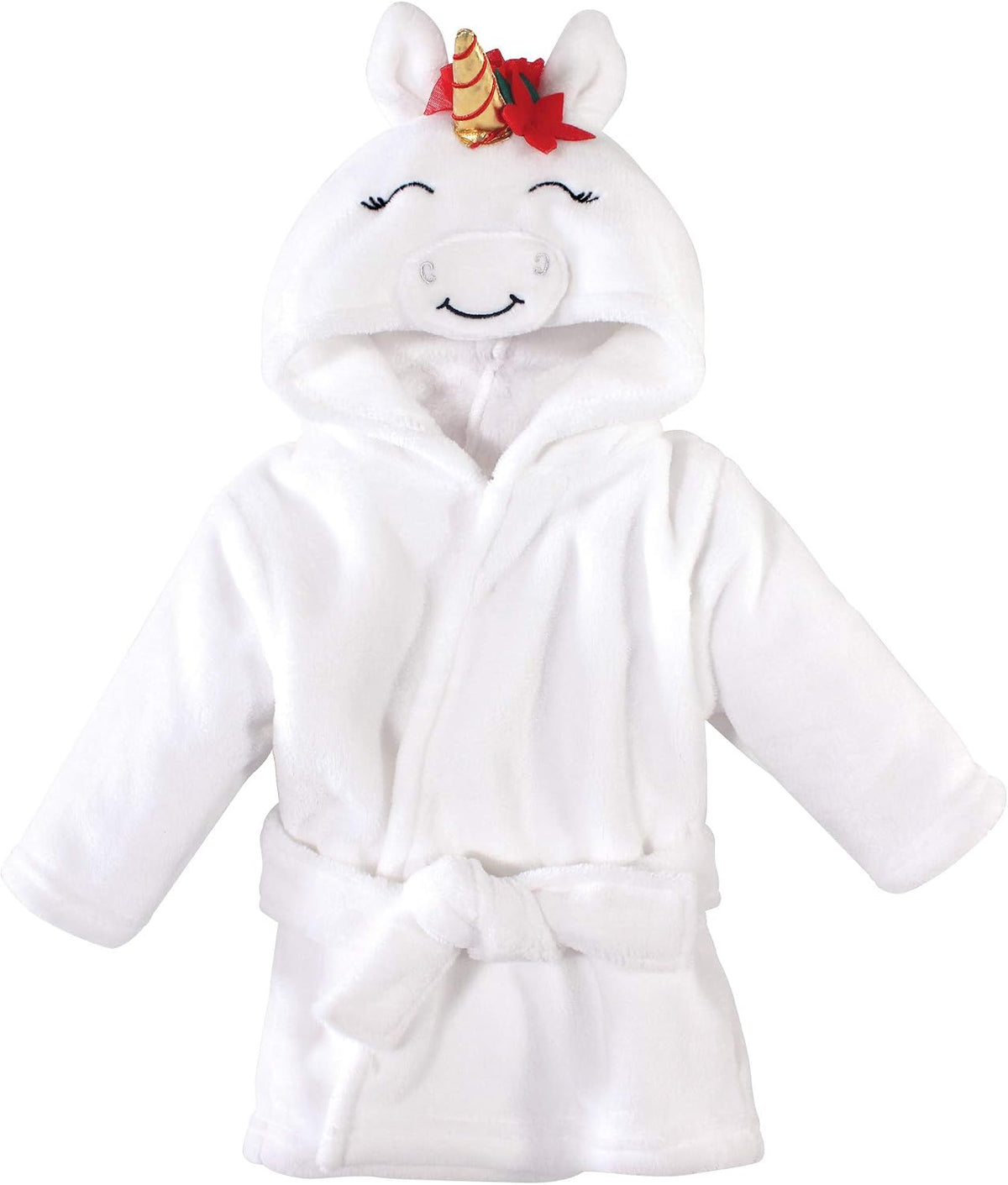 Hudson Baby Unisex Baby Plush Animal Face Bathrobe