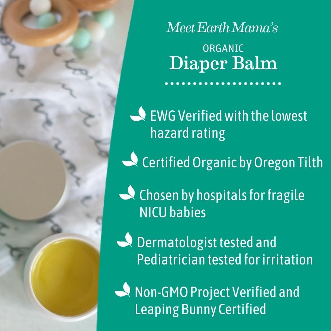 Earth Mama - Organic Diaper Balm - 4 fl oz