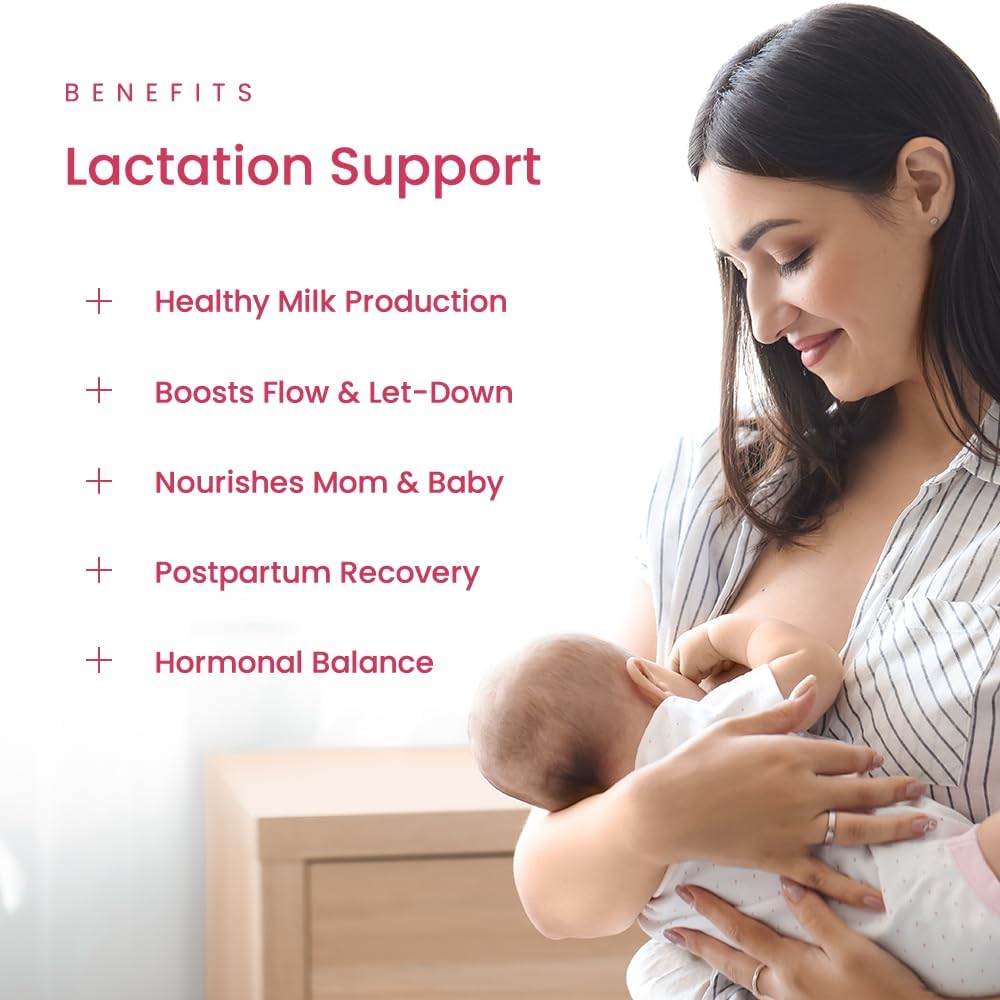Mother's Promise Lactation Supplement, Breastfeeding Essentials & Milk Supply Booster, 120 Capsules