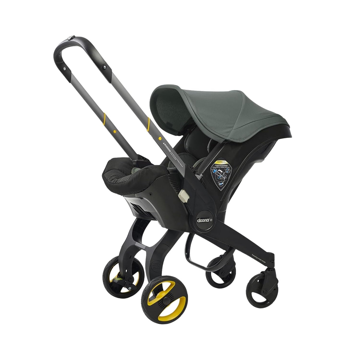 Doona Car Seat & Stroller, Nitro Black - All-in-One Travel System