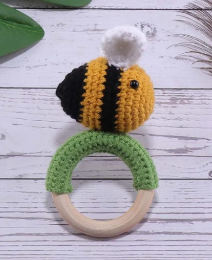 Handwoven Baby Rattle Bracelet