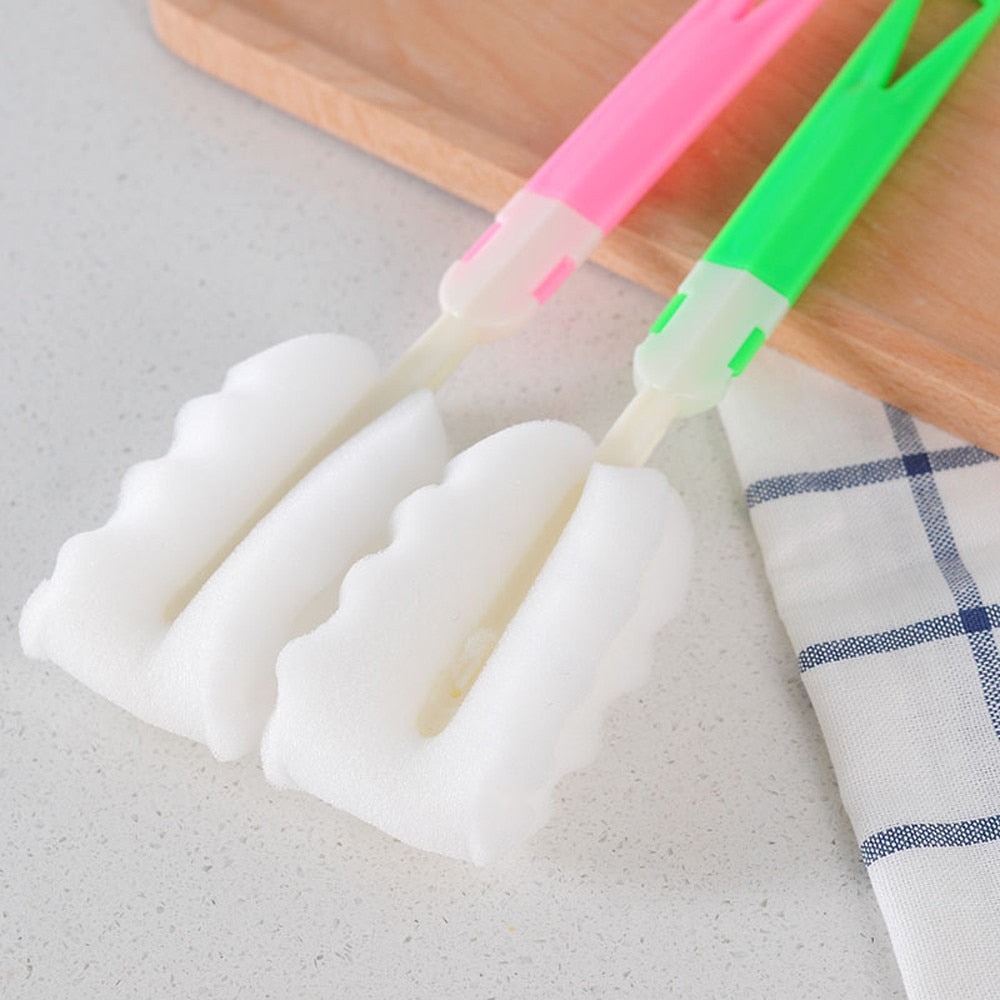 Baby High Grade Clean Sponge Child Special Bottle Brush With Handle Cleaning Utensils Brush Glass Special Brushes