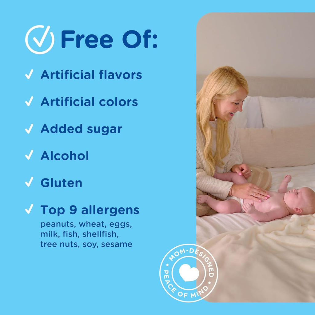 Mommy's Bliss Baby Probiotic Drops Everyday - Gas, Constipation, Colic Symptom Relief - Newborns & Up - Natural, Flavorless, 0.34 Fl Oz