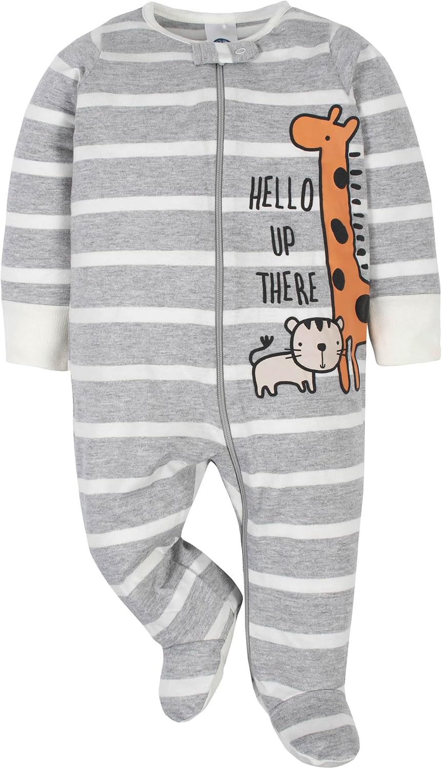 Gerber Baby Boys' 4 Pack Sleep 'N Play Footie