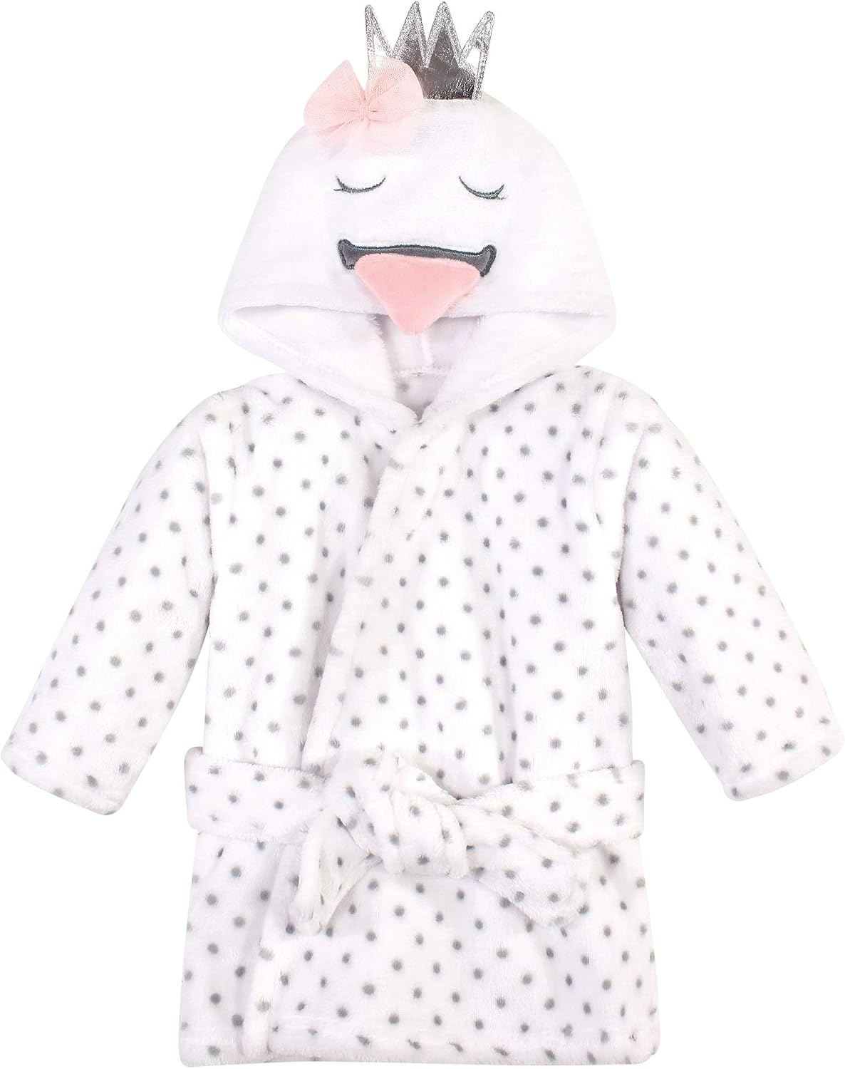 Hudson Baby Unisex Baby Plush Animal Face Bathrobe