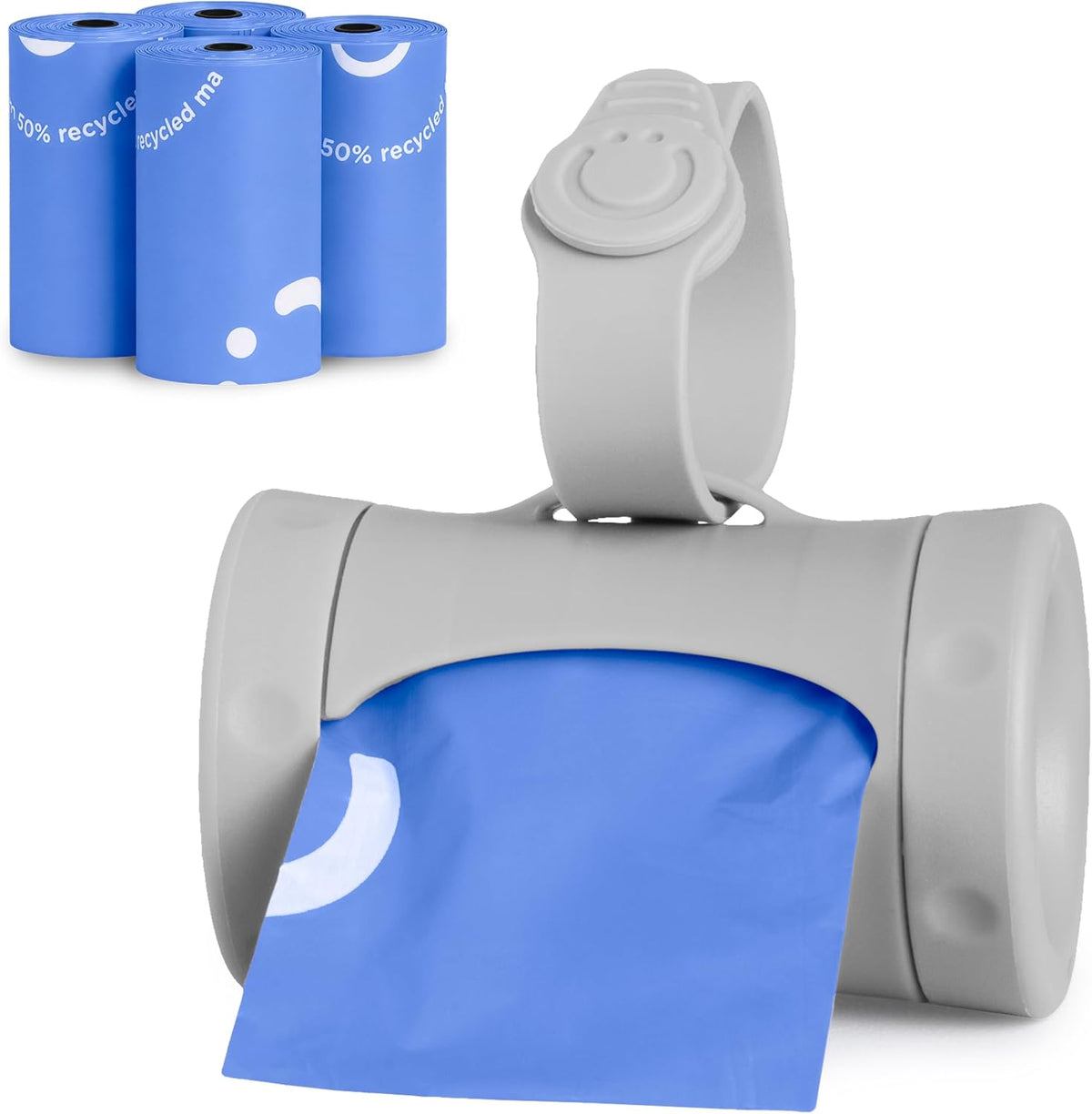 Ubbi Retractable Bag Dispenser for Diaper Bag, Gray