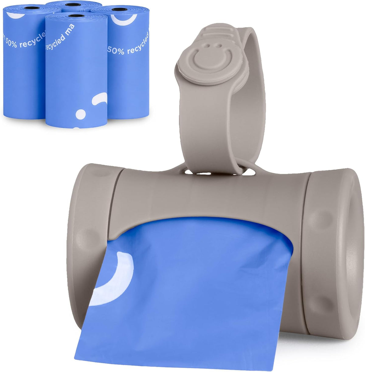 Ubbi Retractable Bag Dispenser for Diaper Bag, Gray