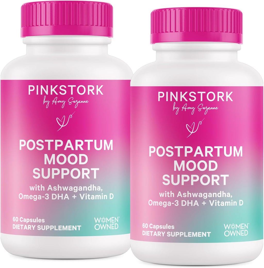 Pink Stork Postpartum Mood Support, 30-Day Supply