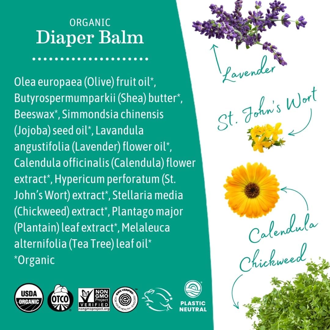 Earth Mama - Organic Diaper Balm - 4 fl oz