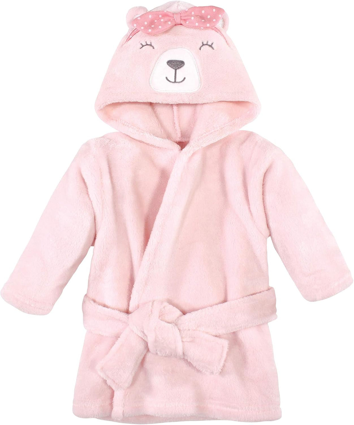 Hudson Baby Unisex Baby Plush Animal Face Bathrobe