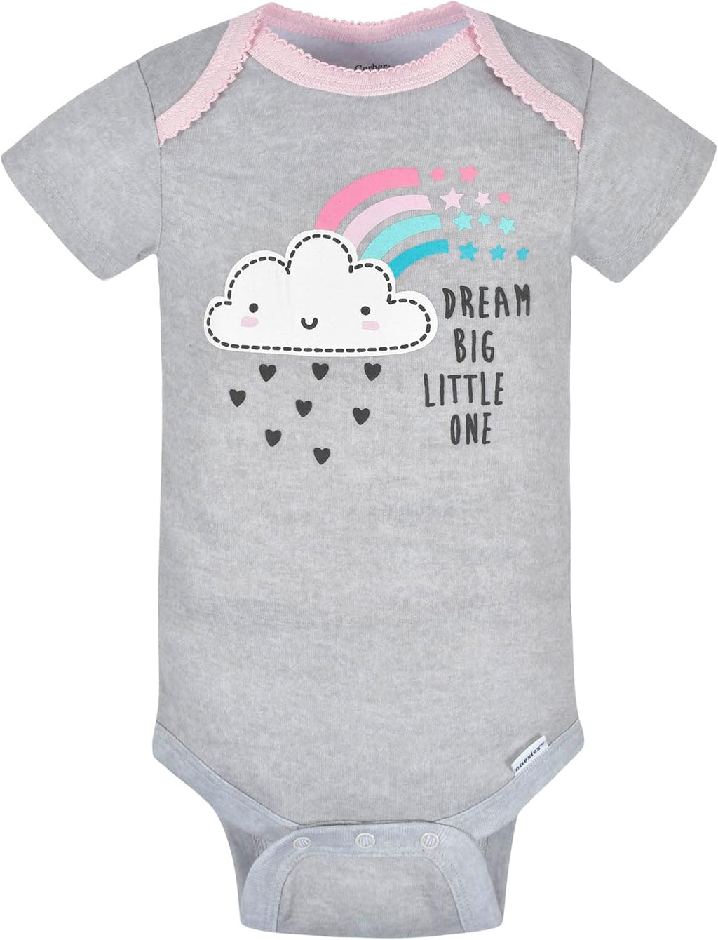 Gerber Baby Girls' 8-pack Short Sleeve Onesies Bodysuits