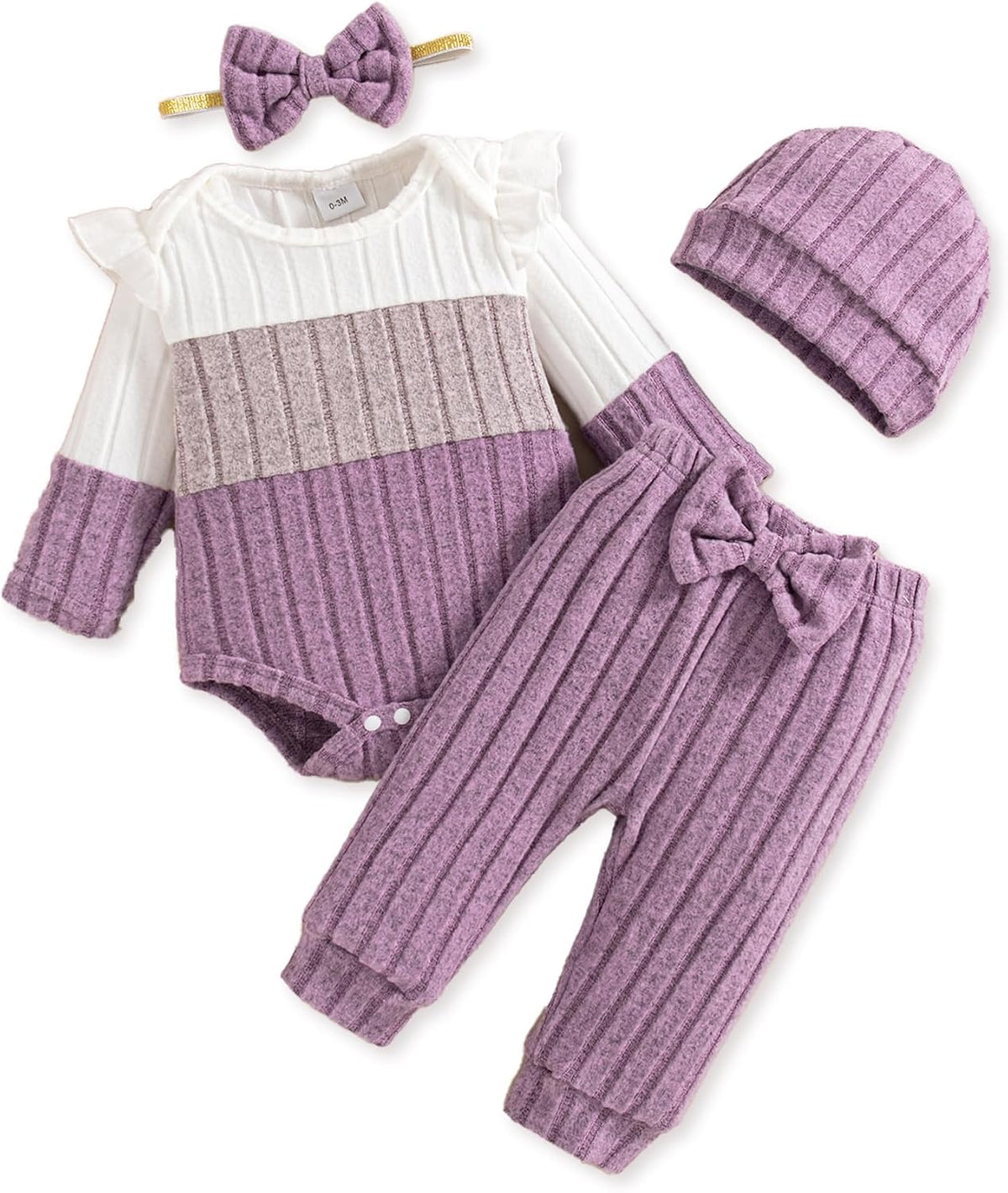 Mioglrie Newborn Baby Girl Clothes Infant Fall Winter Outfits for Girls