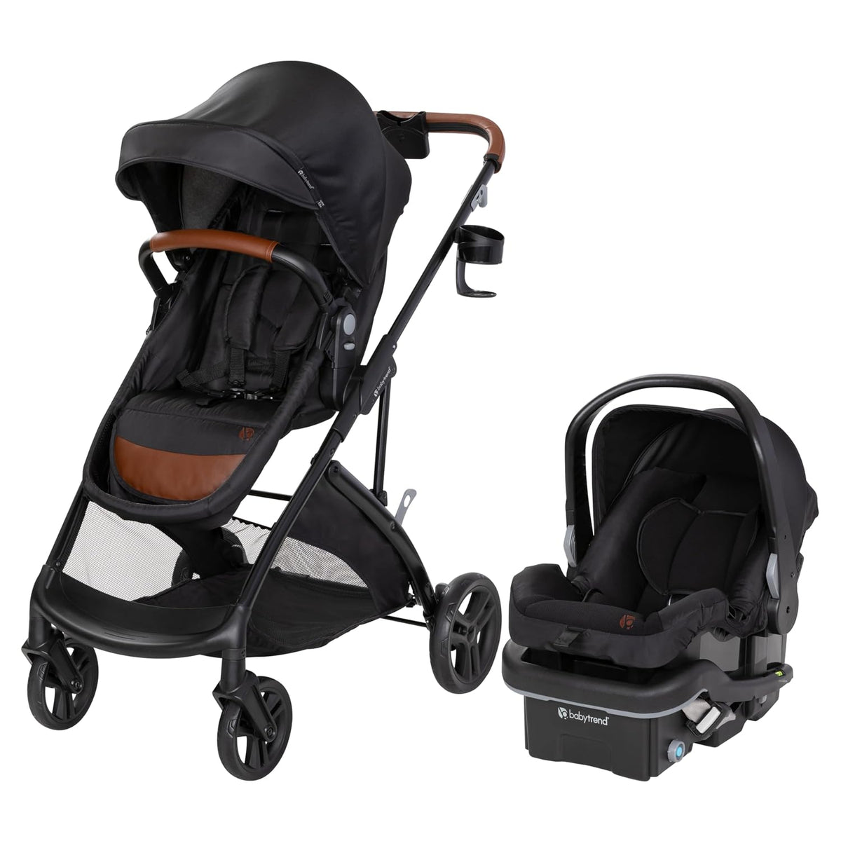 Baby Trend Passport® Switch 6-in-1 Modular Stroller Travel System with EZ-Lift™ Plus Infant Car Seat, Dash Black