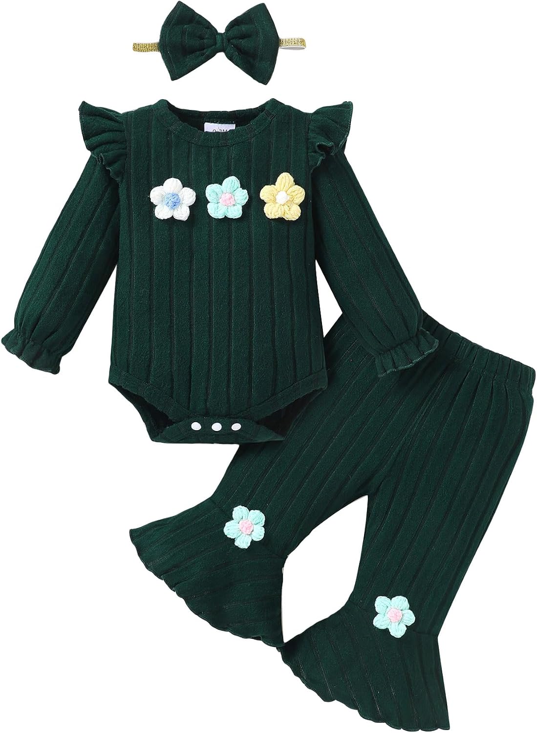 Mioglrie Newborn Baby Girl Clothes Infant Fall Winter Outfits for Girls