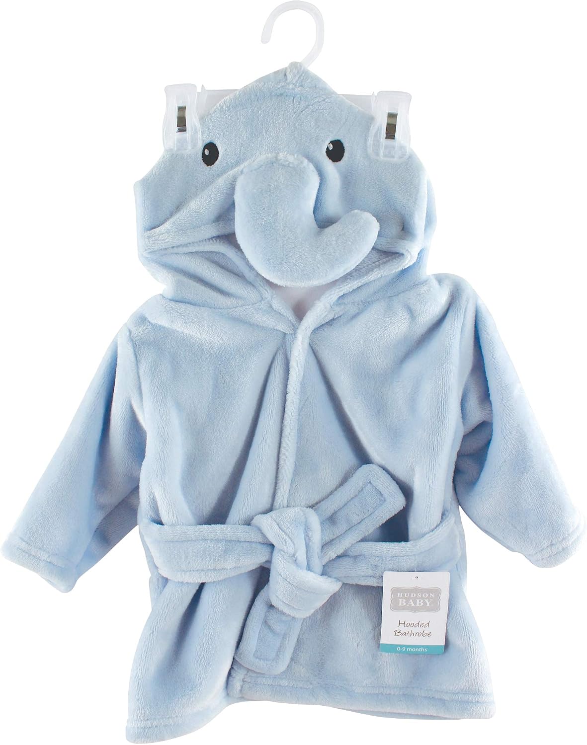 Hudson Baby Unisex Baby Plush Animal Face Bathrobe