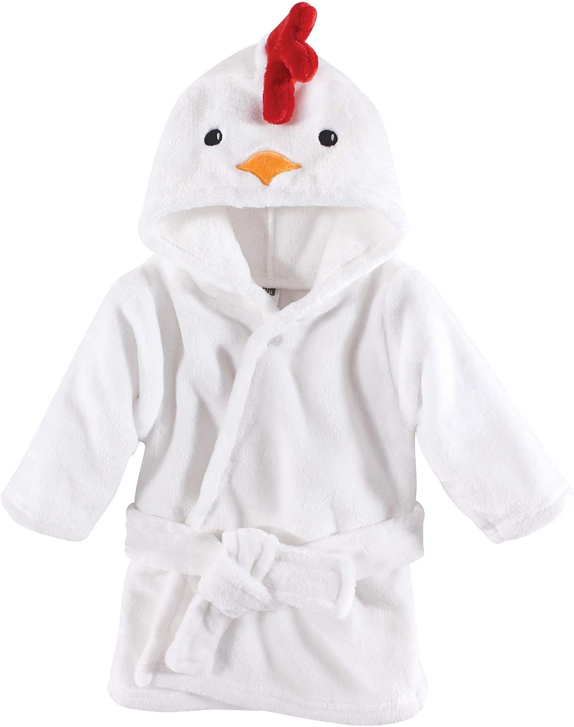 Hudson Baby Unisex Baby Plush Animal Face Bathrobe