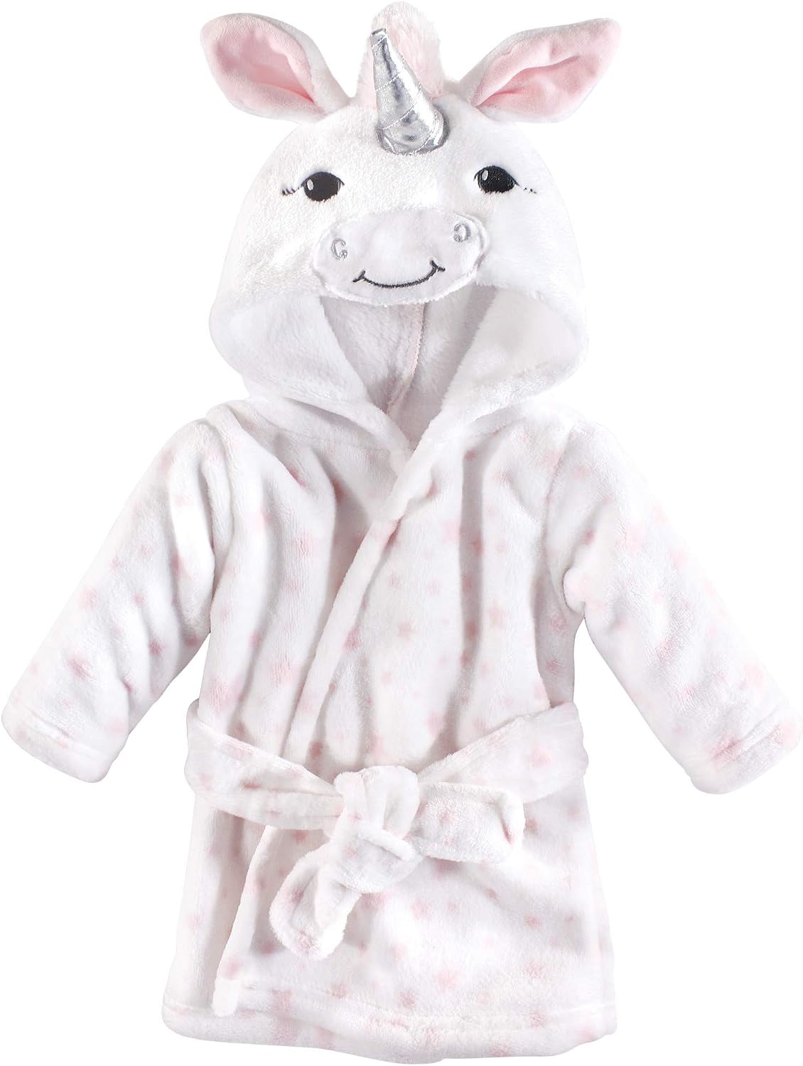Hudson Baby Unisex Baby Plush Animal Face Bathrobe