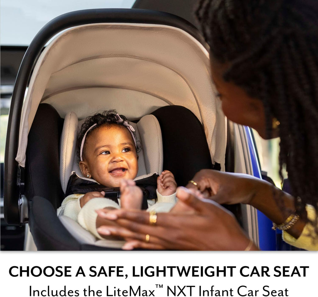 Evenflo Pivot NXT Travel System with LiteMax NXT Preemie and Infant Car Seat