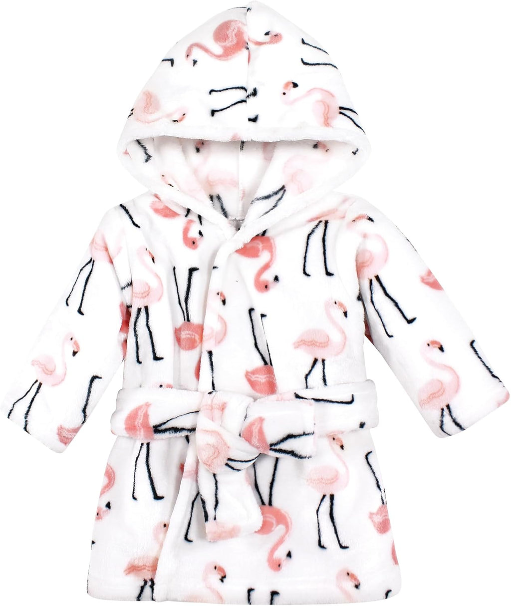 Hudson Baby Unisex Baby Plush Animal Face Bathrobe