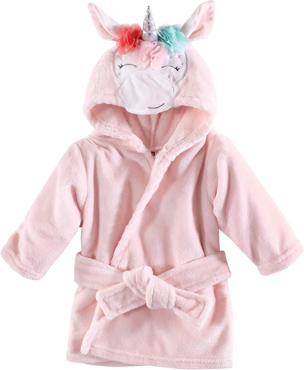 Hudson Baby Unisex Baby Plush Animal Face Bathrobe