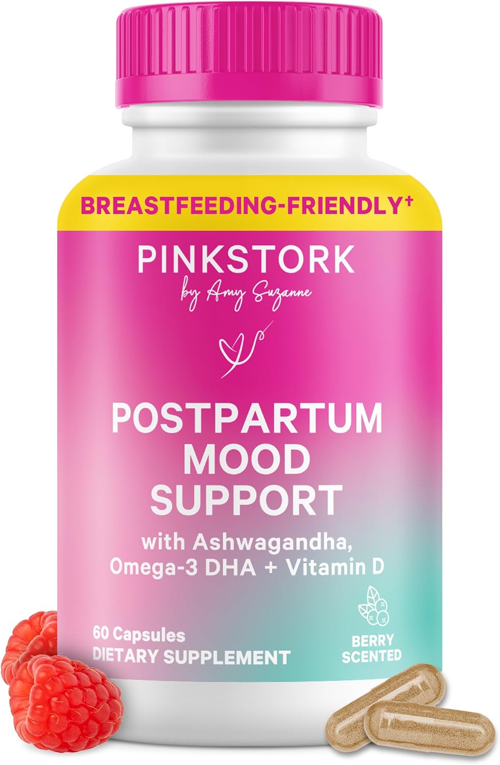 Pink Stork Postpartum Mood Support, 30-Day Supply