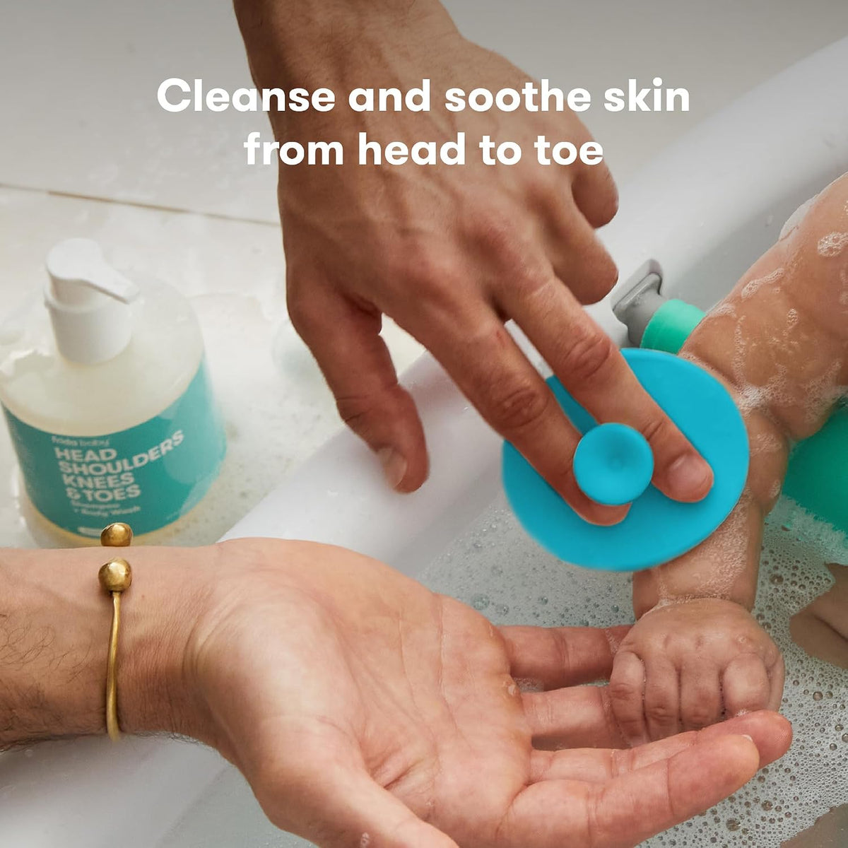 Frida Baby DermaFrida SkinSoother Baby Bath Brush, 2 Pack, Skin Treatment