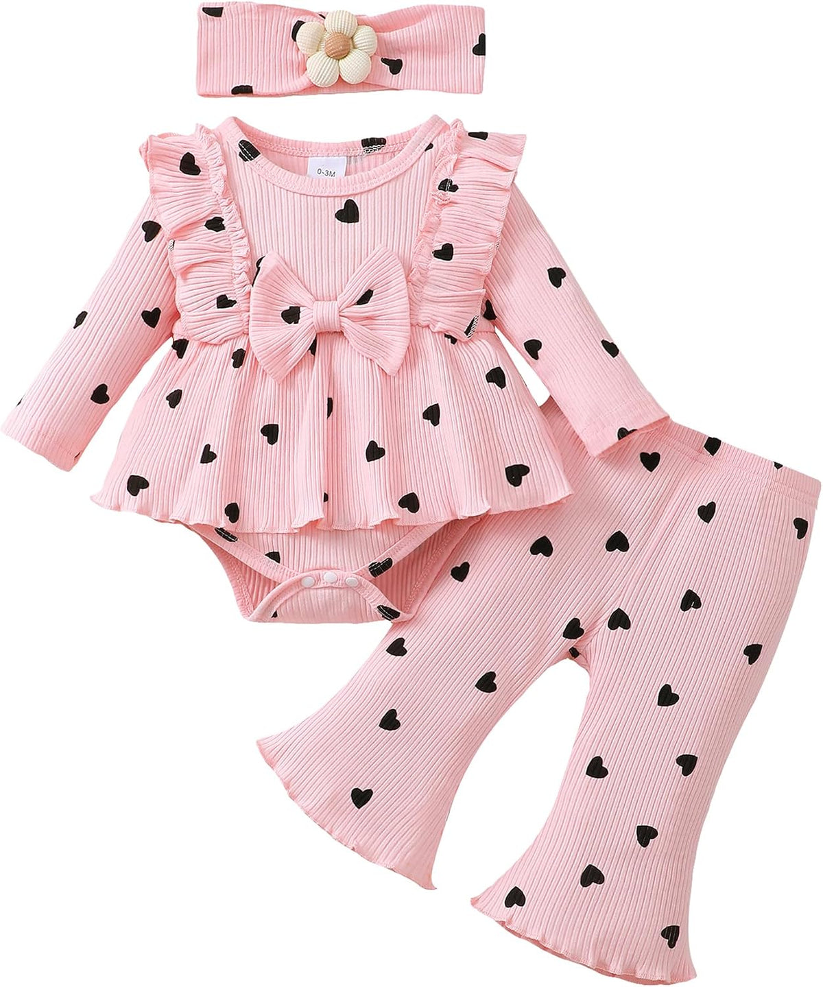 Mioglrie Newborn Baby Girl Clothes Infant Fall Winter Outfits for Girls