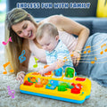 Baby Pop Up Toys with Music & Light Montessori Toys for 1 Year Old Boy Girl
