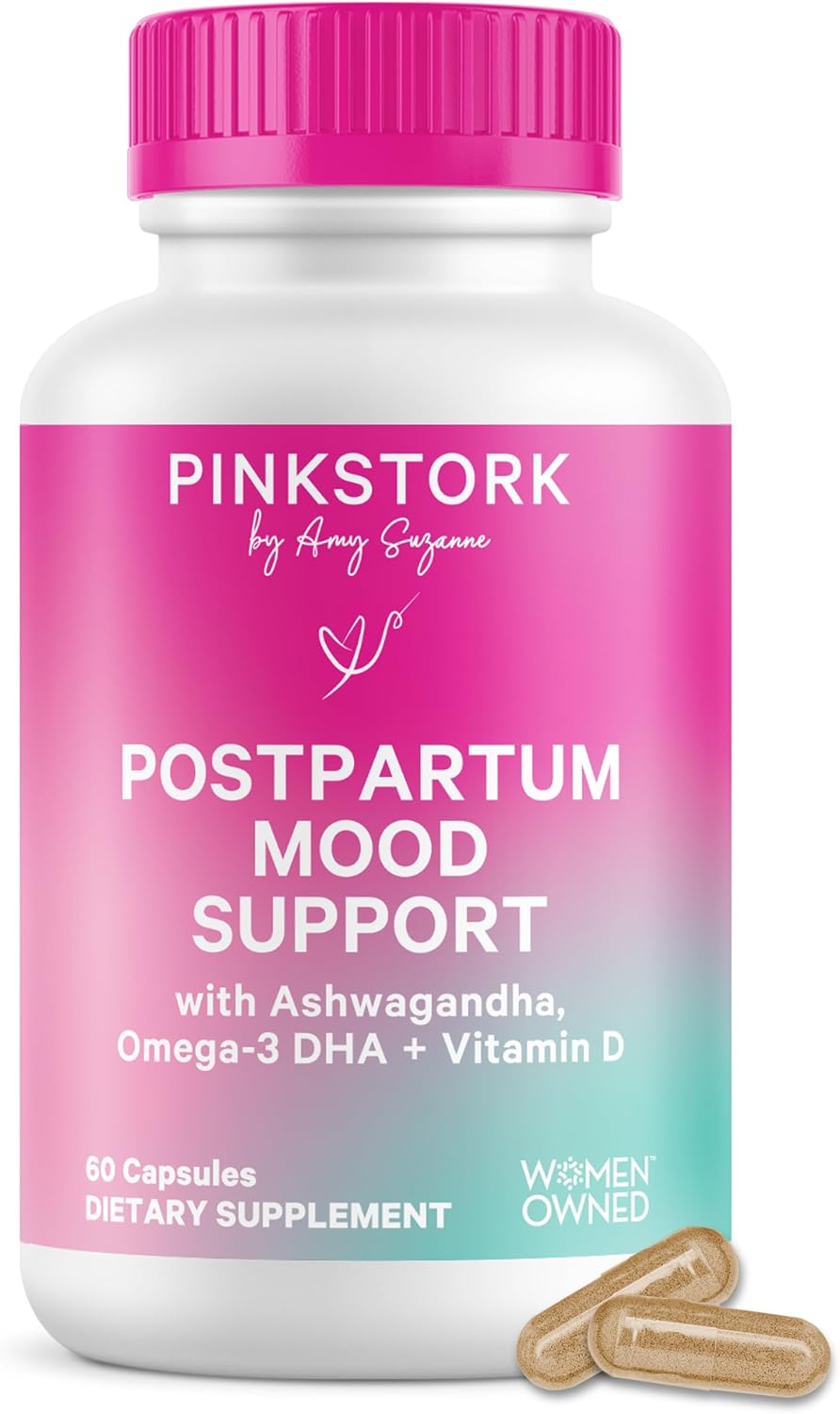 Pink Stork Postpartum Mood Support, 30-Day Supply