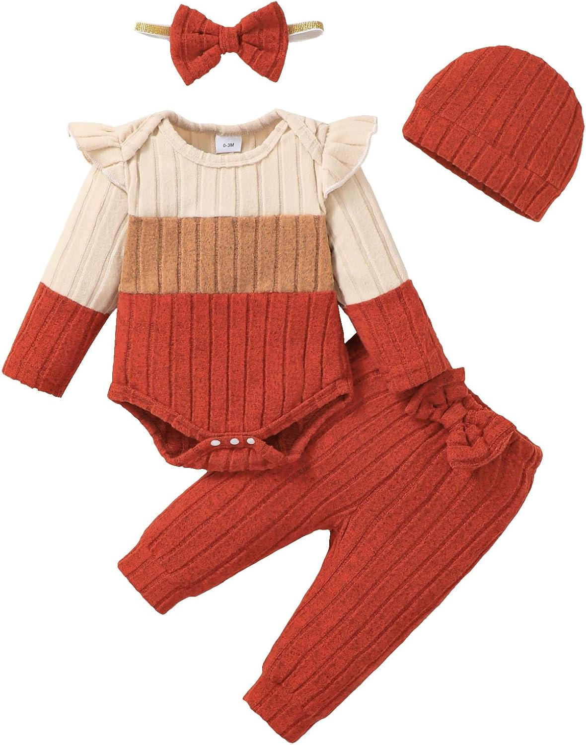 Mioglrie Newborn Baby Girl Clothes Infant Fall Winter Outfits for Girls