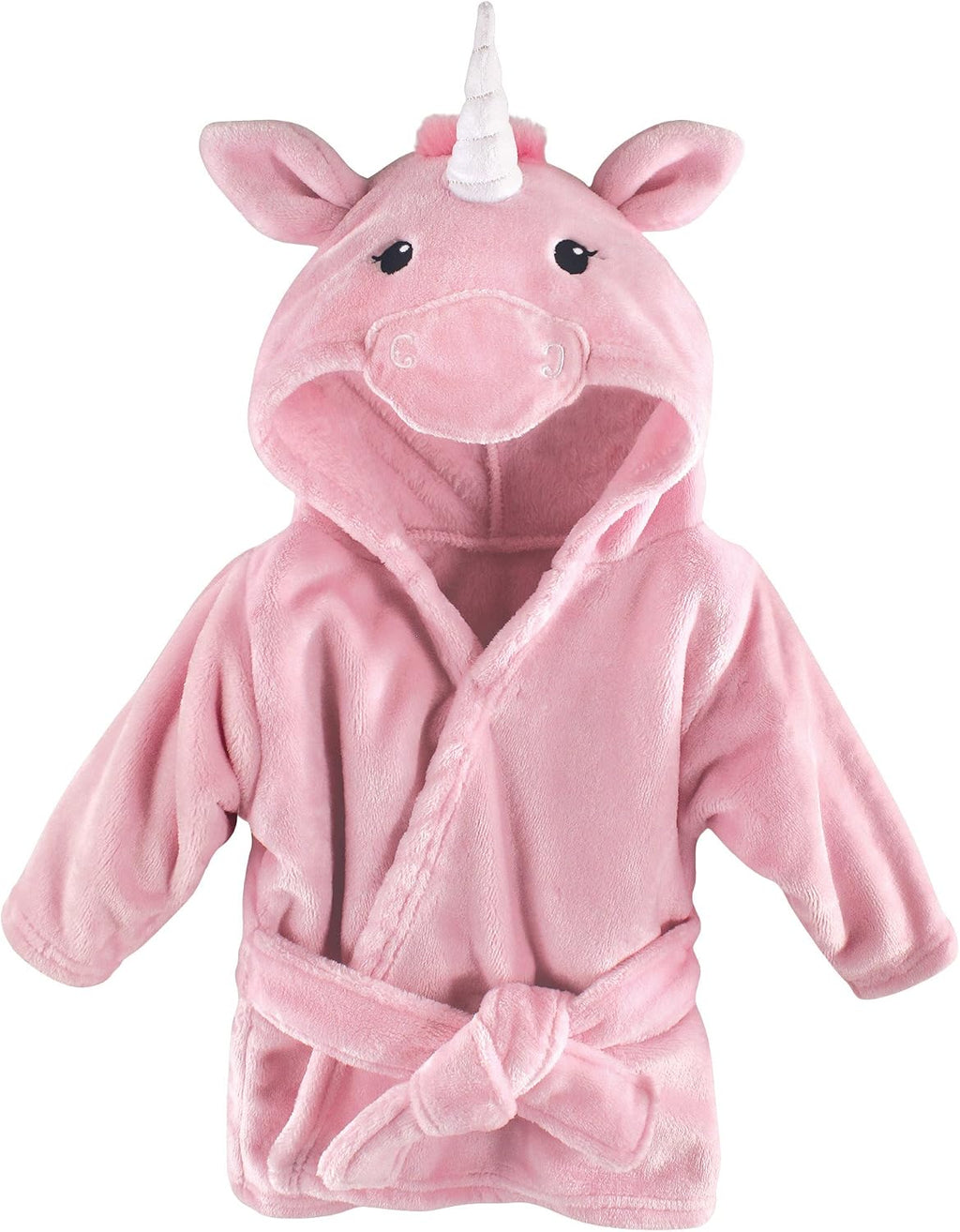 Hudson Baby Unisex Baby Plush Animal Face Bathrobe