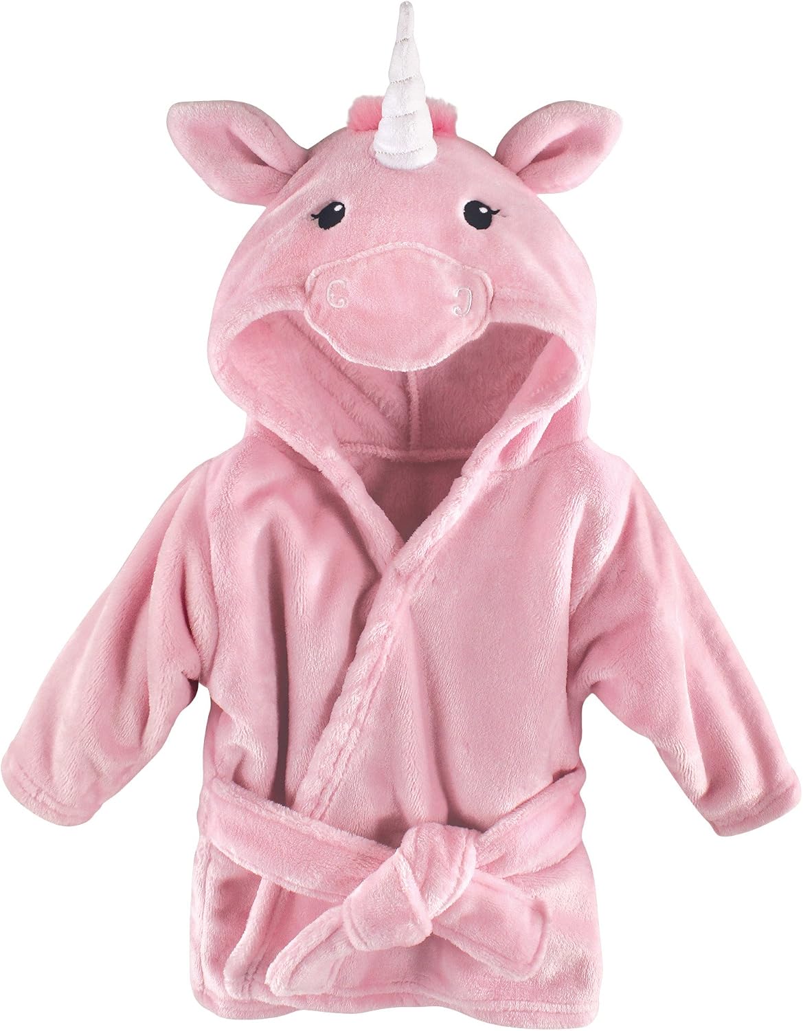 Hudson Baby Unisex Baby Plush Animal Face Bathrobe
