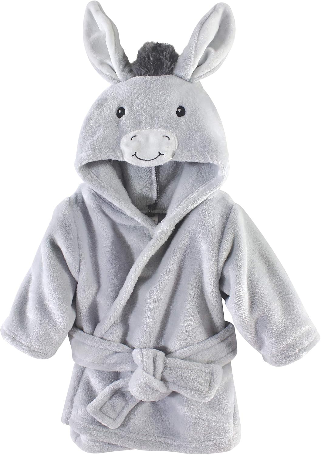 Hudson Baby Unisex Baby Plush Animal Face Bathrobe