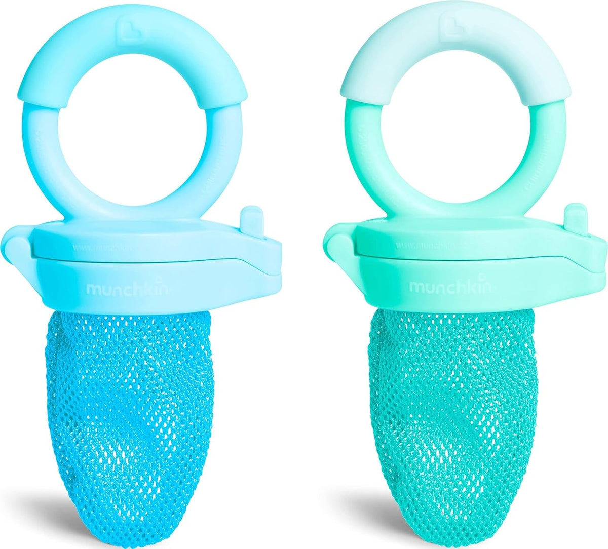 Munchkin Baby Feeder, 2 Pack, Coral/Purple