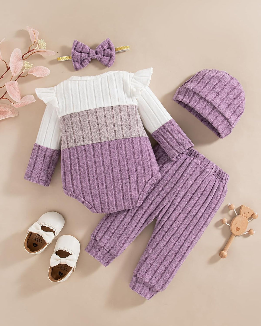 Mioglrie Newborn Baby Girl Clothes Infant Fall Winter Outfits for Girls