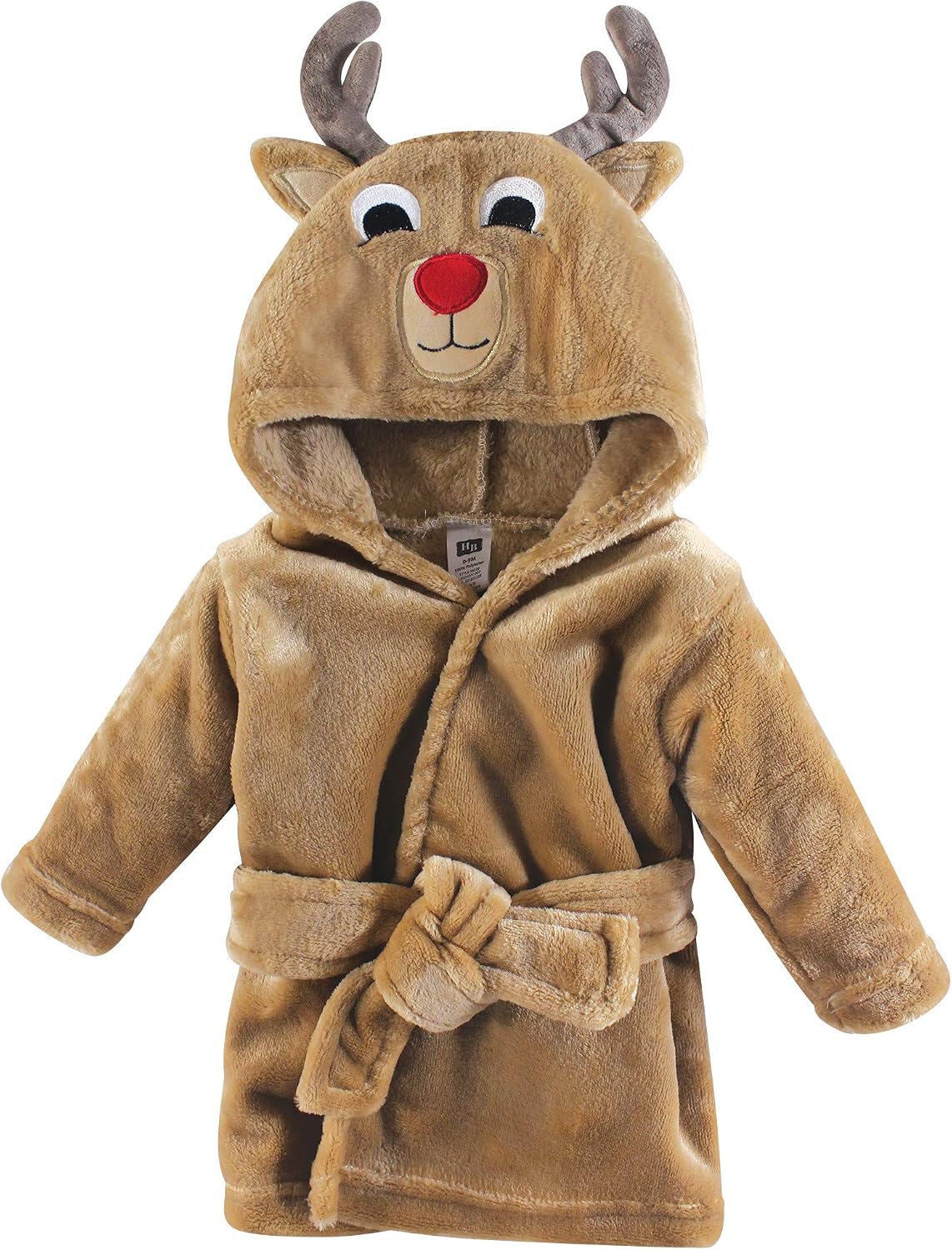 Hudson Baby Unisex Baby Plush Animal Face Bathrobe